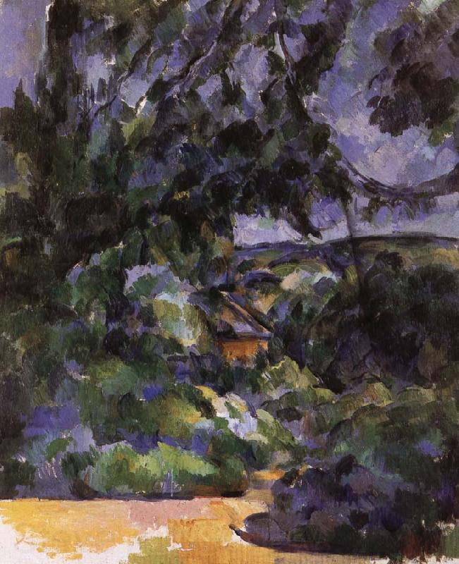 Paul Cezanne blue landscape France oil painting art